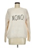 Rae Dunn Print Ivory Pullover Sweater Size M - photo 1