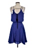 Milly Solid Blue Casual Dress Size 0 - photo 2