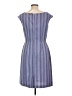 Karin Stevens Stripes Blue Casual Dress Size 10 - photo 2