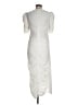 FRAME 100% Polyester Ivory Cocktail Dress Size M - photo 2