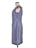 Karin Stevens Stripes Blue Casual Dress Size 10 - photo 5