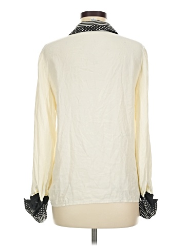 Assorted Brands Long Sleeve Silk Top (view 2)