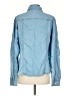 Aqua 100% Tencel Blue Long Sleeve Button-Down Shirt Size S - photo 2