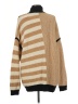 STAUD Stripes Tan Pullover Sweater Size M - photo 2