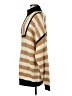 STAUD Stripes Tan Pullover Sweater Size M - photo 5
