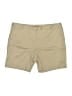 IZOD Solid Tan Khaki Shorts Size 16 - photo 1