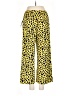 IMAN Animal Print Yellow Casual Pants Size M (petite) - photo 2