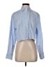 Jonathan Simkhai 100% Cotton Stripes Blue Long Sleeve Button-Down Shirt Size XS - photo 1
