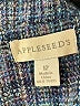Appleseeds Tweed Blue Blazer Size 12 - photo 6