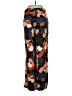 BCBGeneration 100% Rayon Floral Orange Casual Pants Size S - photo 2