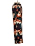 BCBGeneration 100% Rayon Floral Orange Casual Pants Size S - photo 4