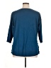 Cable & Gauge Blue Pullover Sweater Size 1X - photo 2