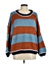 Assorted Brands 100% Acrylic Stripes Blue Pullover Sweater Size M - photo 1