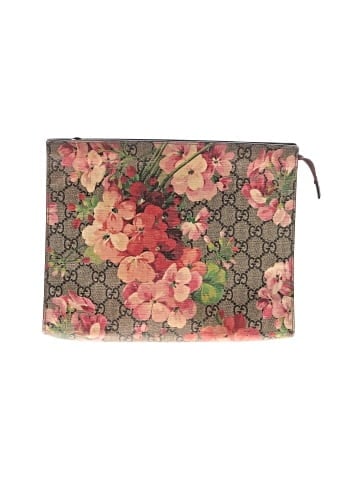 Gucci GG Supreme Monogram Blooms Large Cosmetic Case (view 1)