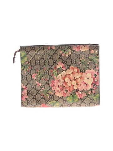 Gucci GG Supreme Monogram Blooms Large Cosmetic Case (view 2)