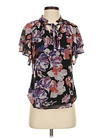 Lauren by Ralph Lauren Short Sleeve Blouse (view 1)
