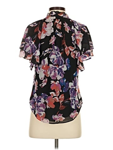 Lauren by Ralph Lauren Short Sleeve Blouse (view 2)