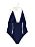Forever 21 Color Block Blue One Piece Swimsuit Size 0X - photo 1