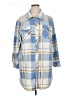 Thread & Supply 100% Polyester Plaid Blue Coat Size XL - photo 1