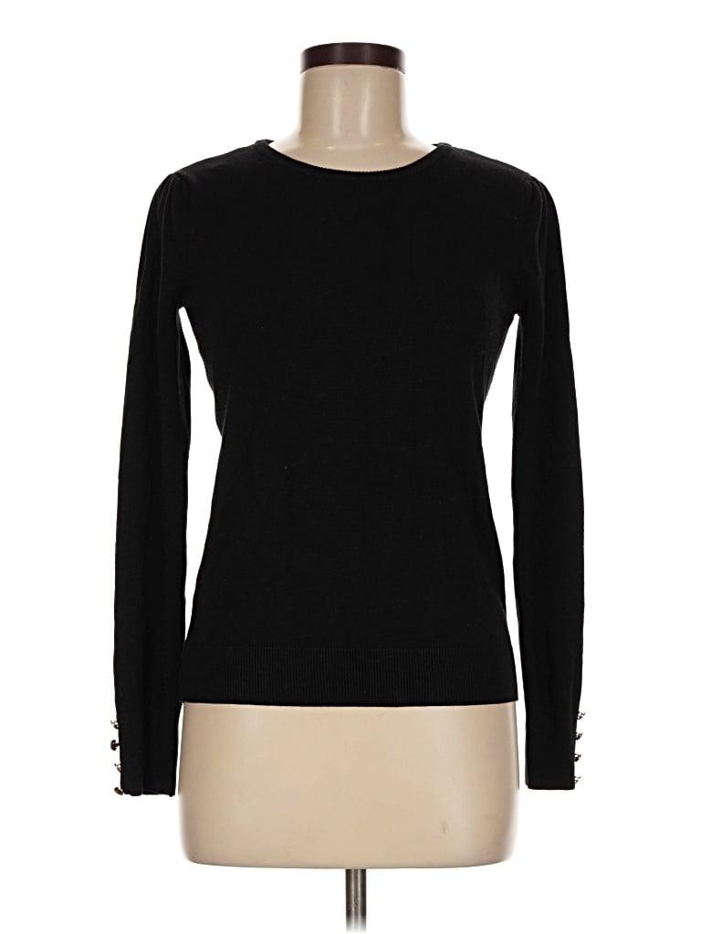 Pre-owned Carolyn Taylor Pullover Sweater In Black