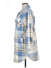 Thread & Supply 100% Polyester Plaid Blue Coat Size XL - photo 5