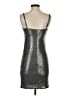 Bebe Metallic Silver Cocktail Dress Size S - photo 2