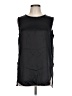 Vince. 100% Silk Black Sleeveless Top Size L - photo 1