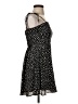 GB 100% Polyester Polka Dots Black Cocktail Dress Size S - photo 4
