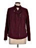 Chico's Solid Burgundy Jacket Size Lg (2) - photo 1