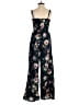 B.O.G Collective 100% Polyester Floral Blue Jumpsuit Size XS - photo 2