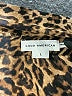 Good American 100% Polyester Animal Print Brown Long Sleeve Blouse Size Lg (3) - photo 7