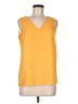 Autograph 100% Polyester Yellow Sleeveless Top Size UK 10 / US 6 - photo 1