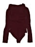 MANGOPOP Collection Burgundy Bodysuit Size M - photo 2