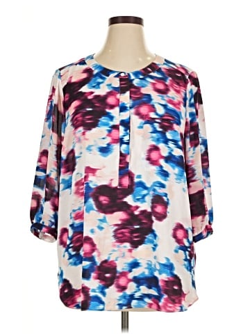 Not Your Daughter's Jeans 3/4 Sleeve Blouse (view 1)