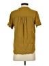 J.Crew 100% Viscose Gold Short Sleeve Blouse Size XS - photo 2