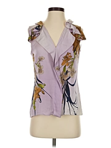Elie Tahari Sleeveless Silk Top (view 1)