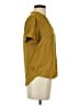 J.Crew 100% Viscose Gold Short Sleeve Blouse Size XS - photo 4