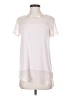 Vince Camuto Ivory Pink Short Sleeve Blouse Size XS - photo 1