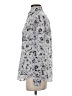 Banana Republic Print Silver Long Sleeve Blouse Size XS - photo 5