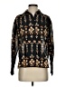 Cleobella Print Black Long Sleeve Blouse Size XS - photo 1