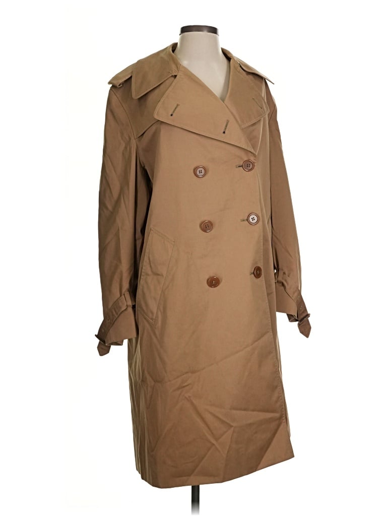 Pre-owned Aquascutum Trenchcoat In Tan