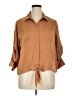 Ellen Tracy 100% Polyester Tan Long Sleeve Polo Size XL - photo 1