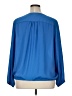 Chaus 100% Polyester Blue Long Sleeve Blouse Size XL - photo 2