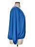 Chaus 100% Polyester Blue Long Sleeve Blouse Size XL - photo 4