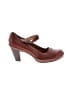 Clarks Burgundy Heels Size 9 - photo 1