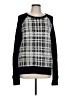 Banana Republic Houndstooth Black Pullover Sweater Size L - photo 1