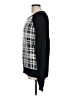 Banana Republic Houndstooth Black Pullover Sweater Size L - photo 5