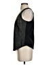 Hinge 100% Leather Black Sleeveless Top Size S - photo 5