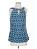 Etcetera Blue Sleeveless Blouse Size S - photo 1