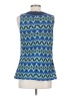 Etcetera Blue Sleeveless Blouse Size S - photo 2